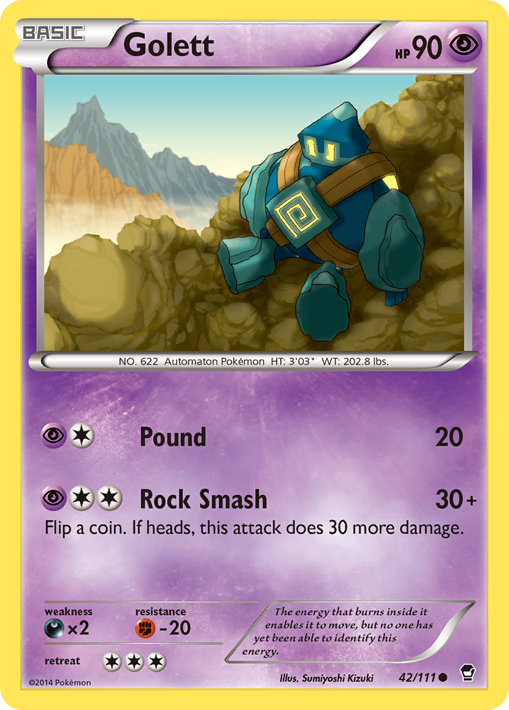 Golett (42/111) [XY: Furious Fists] | Card Citadel