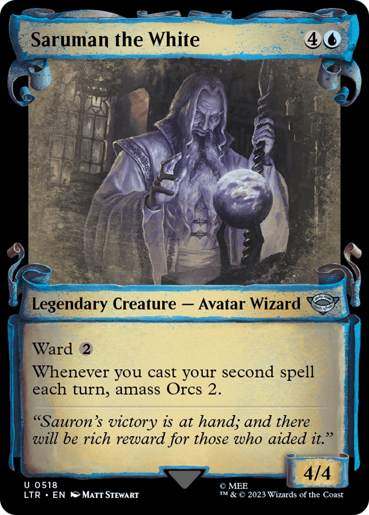 Saruman the White [The Lord of the Rings: Tales of Middle-Earth Showcase Scrolls] | Card Citadel