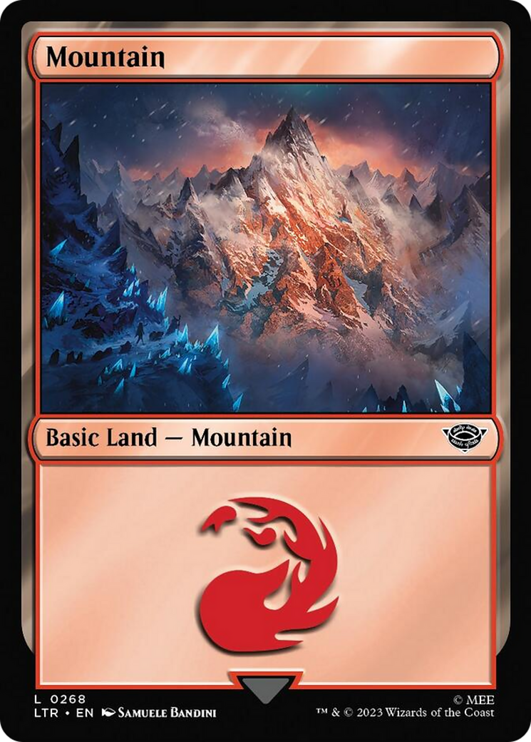 Mountain (268) [The Lord of the Rings: Tales of Middle-Earth] | Card Citadel