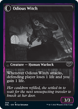 Ragged Recluse // Odious Witch [Innistrad: Double Feature] | Card Citadel