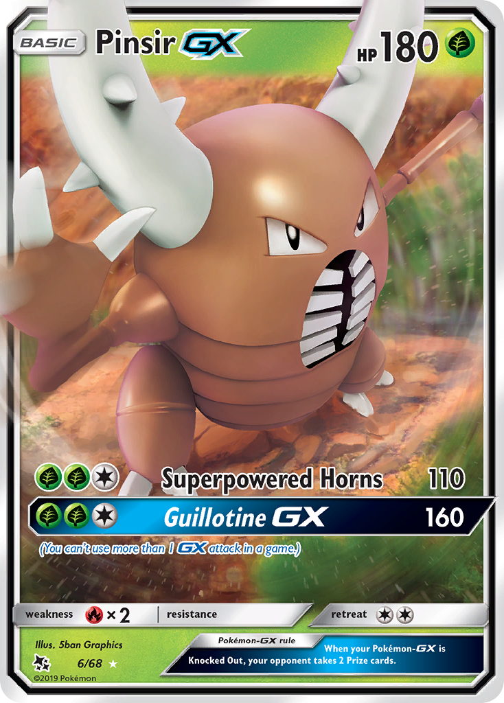 Pinsir GX (6/68) [Sun & Moon: Hidden Fates] | Card Citadel