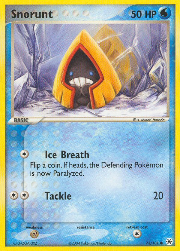 Snorunt (73/101) [EX: Hidden Legends] | Card Citadel