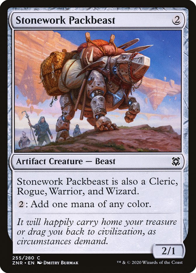 Stonework Packbeast [Zendikar Rising] | Card Citadel