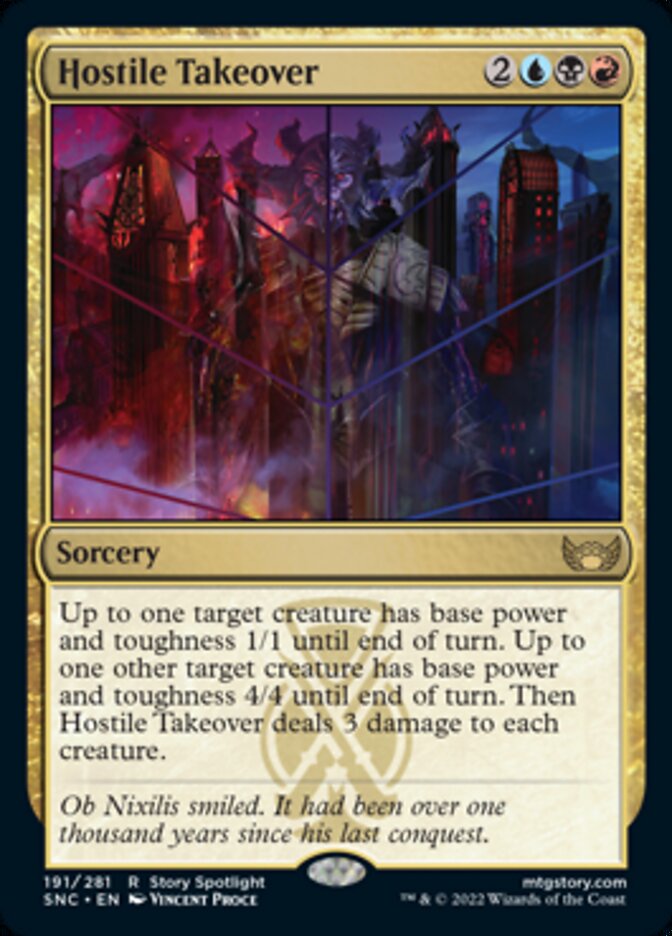 Hostile Takeover [Streets of New Capenna] | Card Citadel