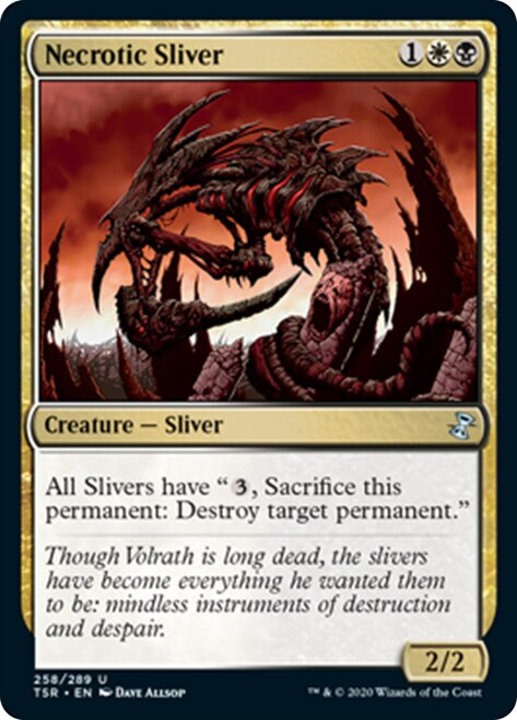 Necrotic Sliver [Time Spiral Remastered] | Card Citadel