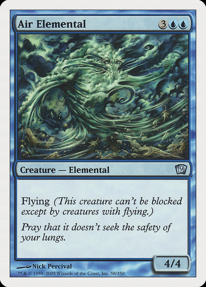 Air Elemental [Ninth Edition] | Card Citadel