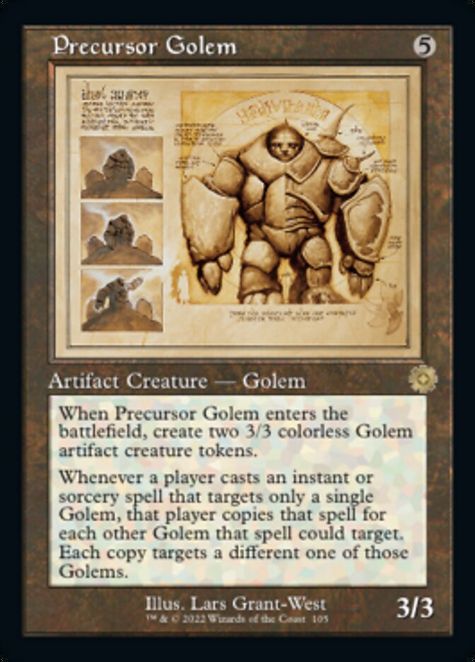 Precursor Golem (Retro Schematic) [The Brothers' War Retro Artifacts] | Card Citadel