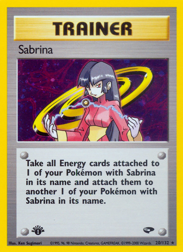 Sabrina (20/132) [Gym Challenge 1st Edition] | Card Citadel