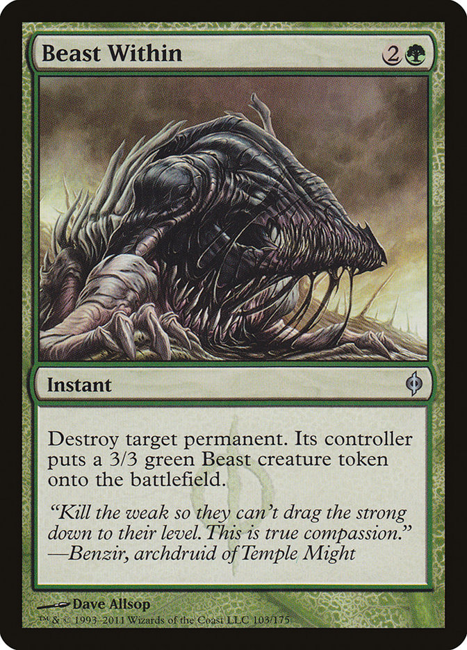 Beast Within [New Phyrexia] | Card Citadel