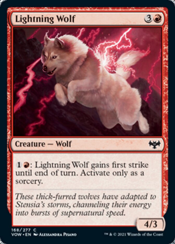Lightning Wolf [Innistrad: Crimson Vow] | Card Citadel