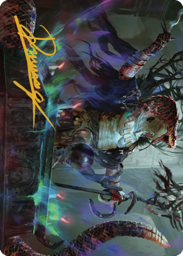 Sivriss, Nightmare Speaker Art Card (32) (Gold-Stamped Signature) [Commander Legends: Battle for Baldur's Gate Art Series] | Card Citadel