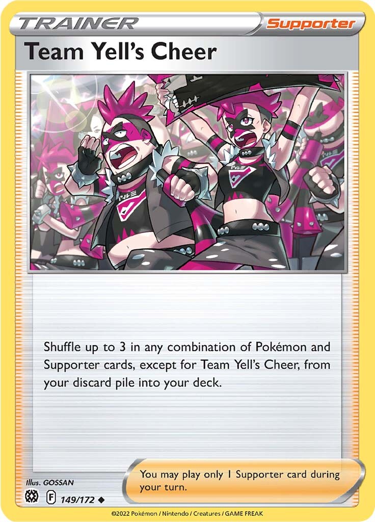 Team Yell's Cheer (149/172) [Sword & Shield: Brilliant Stars] | Card Citadel