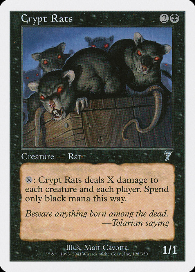 Crypt Rats [Seventh Edition] | Card Citadel