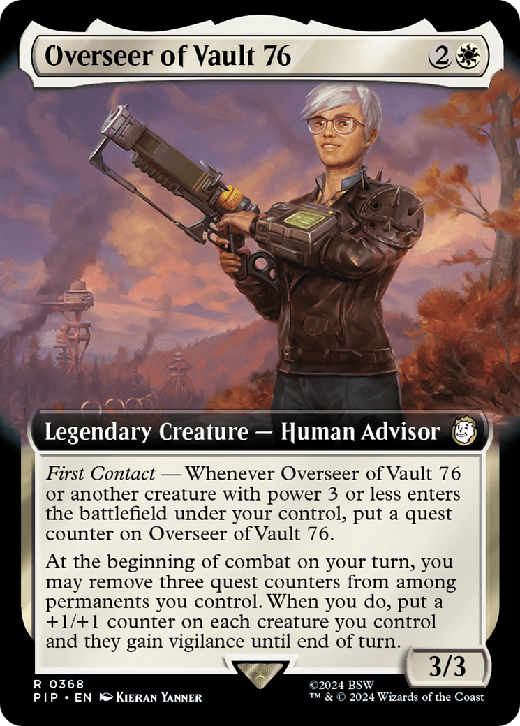 Overseer of Vault 76 (Extended Art) [Fallout] | Card Citadel