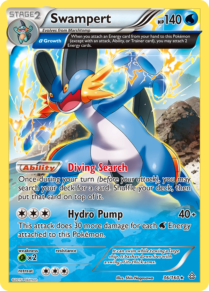 Swampert (36/160) [XY: Primal Clash] | Card Citadel