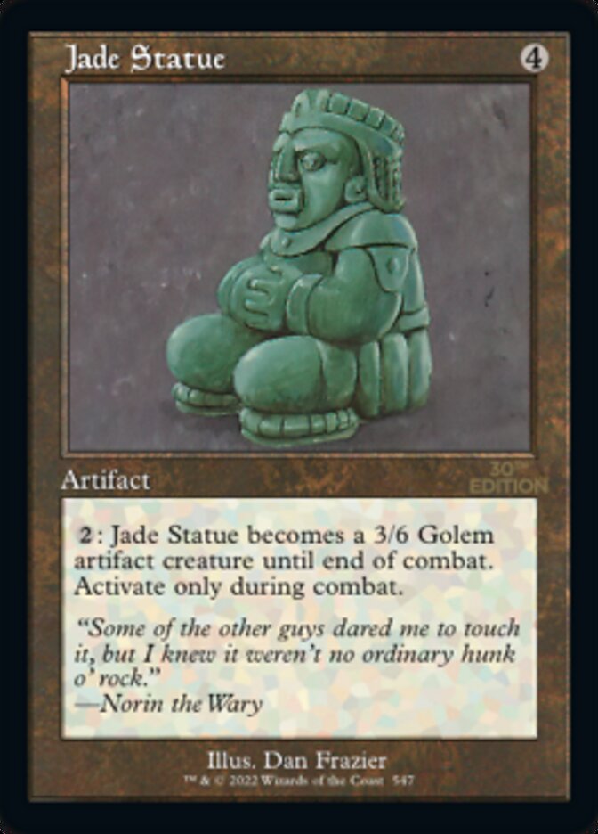 Jade Statue (Retro) [30th Anniversary Edition] | Card Citadel
