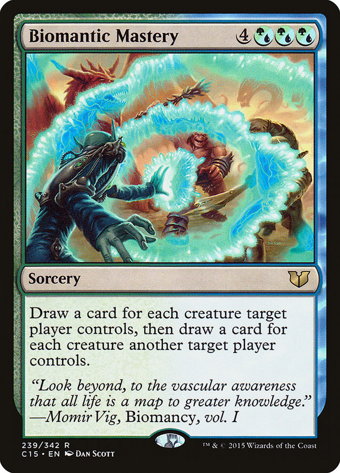 Biomantic Mastery [Commander 2015] | Card Citadel