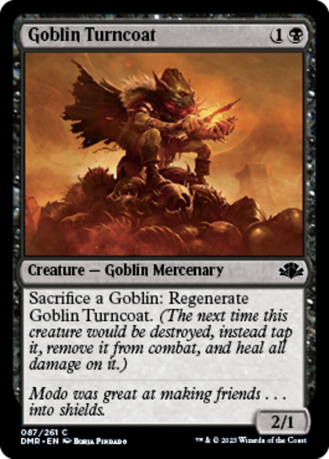 Goblin Turncoat [Dominaria Remastered] | Card Citadel