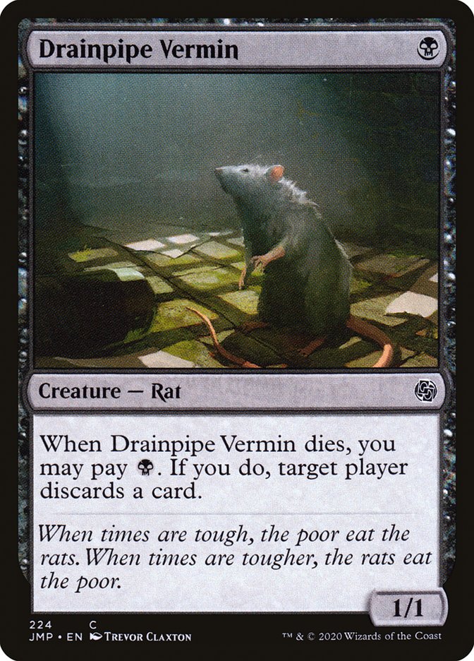 Drainpipe Vermin [Jumpstart] | Card Citadel