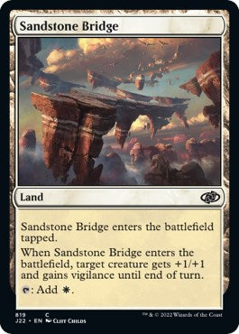 Sandstone Bridge [Jumpstart 2022] | Card Citadel