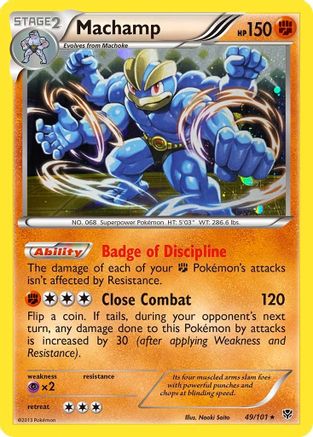 Machamp (49/101) (Cosmos Holo) [Black & White: Plasma Blast] | Card Citadel