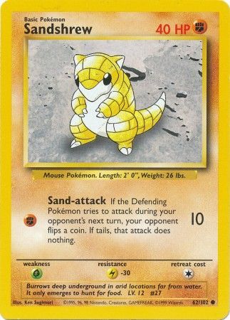Sandshrew (62/102) [Base Set Unlimited] | Card Citadel