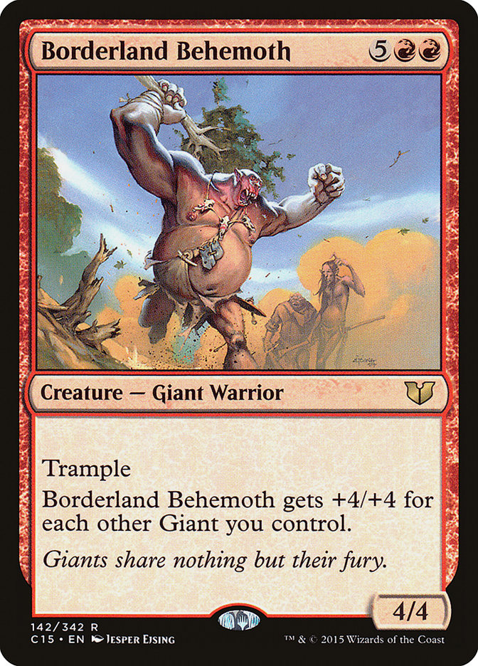 Borderland Behemoth [Commander 2015] | Card Citadel