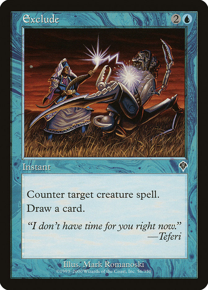 Exclude [Invasion] | Card Citadel