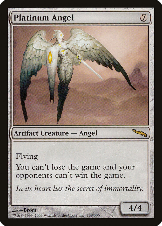 Platinum Angel [Mirrodin] | Card Citadel