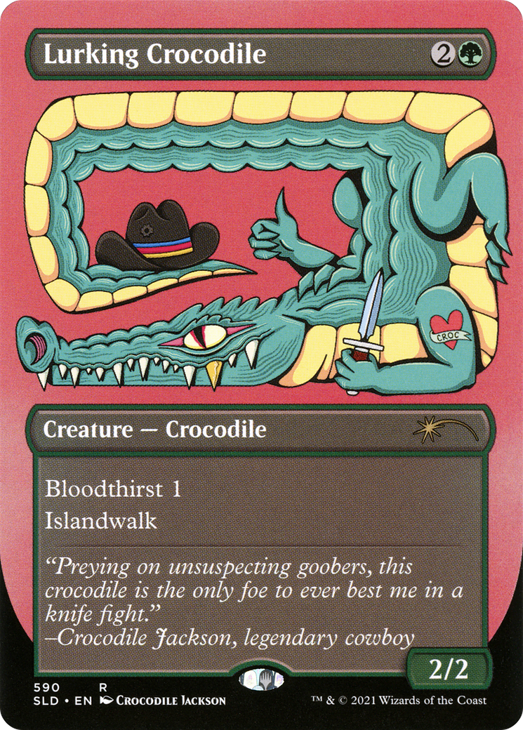 Lurking Crocodile [Secret Lair Drop Promos] | Card Citadel