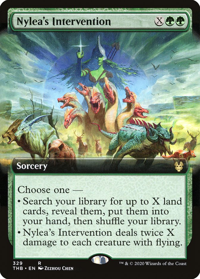 Nylea's Intervention (Extended Art) [Theros Beyond Death] | Card Citadel