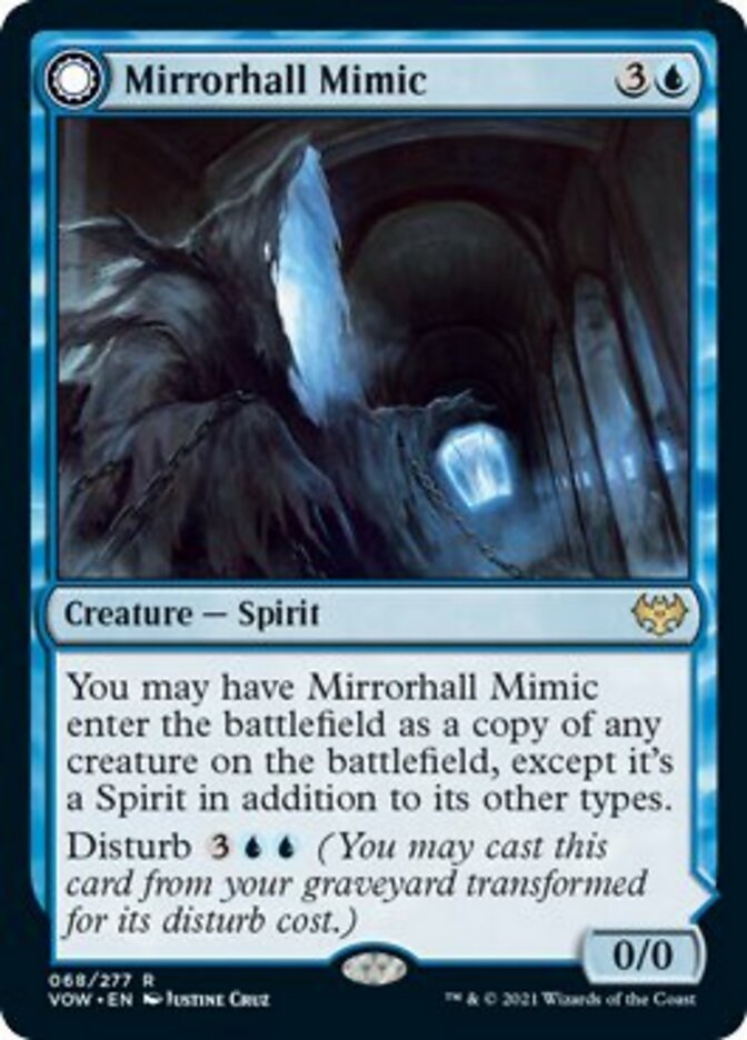 Mirrorhall Mimic // Ghastly Mimicry [Innistrad: Crimson Vow] | Card Citadel