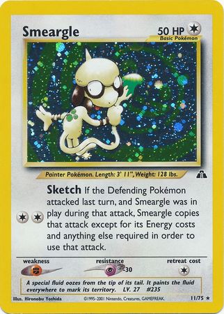 Smeargle (11/75) [Neo Discovery Unlimited] | Card Citadel