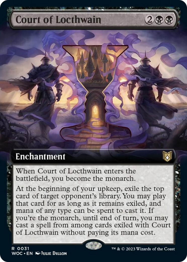 Court of Locthwain (Extended Art) [Wilds of Eldraine Commander] | Card Citadel