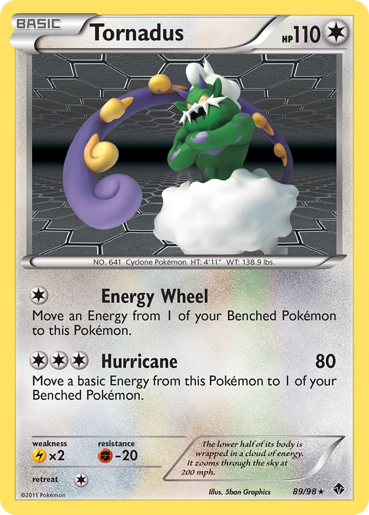 Tornadus (89/98) [Black & White: Emerging Powers] | Card Citadel