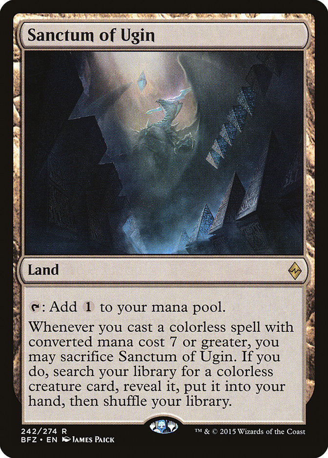 Sanctum of Ugin [Battle for Zendikar] | Card Citadel