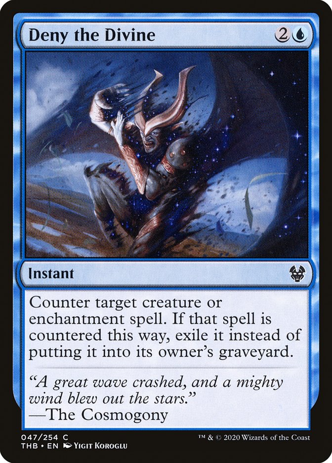 Deny the Divine [Theros Beyond Death] | Card Citadel