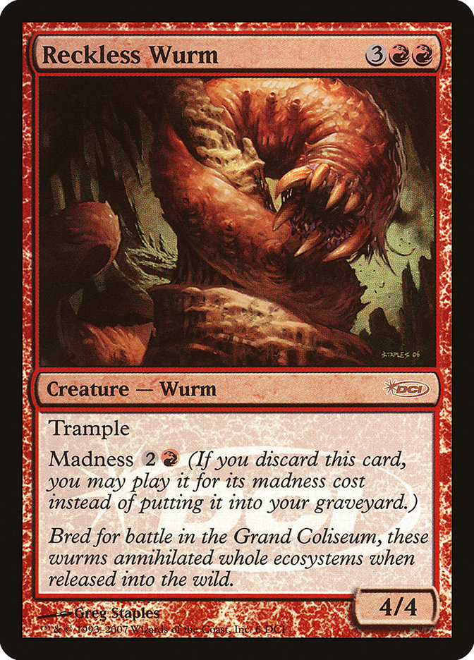 Reckless Wurm [Gateway 2007] | Card Citadel