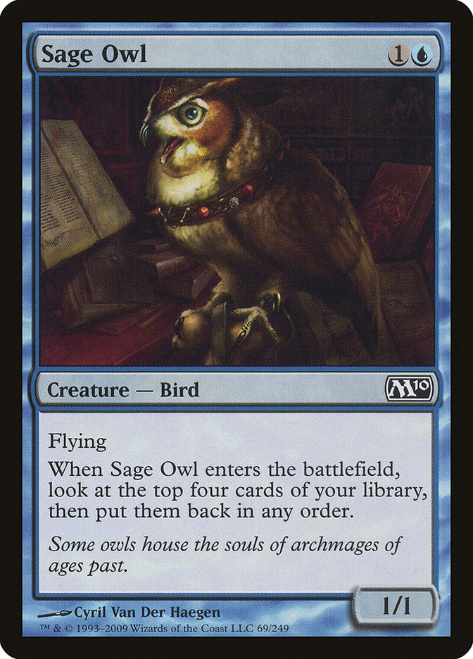 Sage Owl [Magic 2010] | Card Citadel