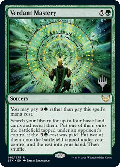 Verdant Mastery (Promo Pack) [Strixhaven: School of Mages Promos] | Card Citadel