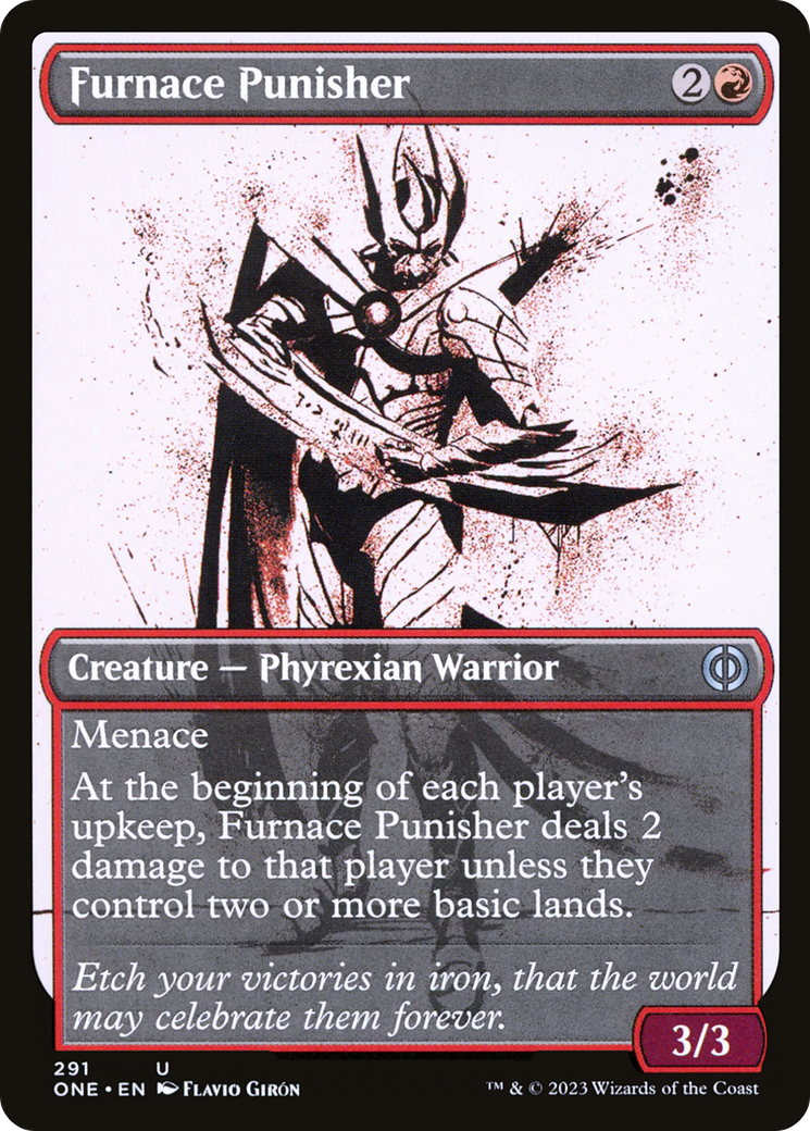 Furnace Punisher (Showcase Ichor) [Phyrexia: All Will Be One] | Card Citadel