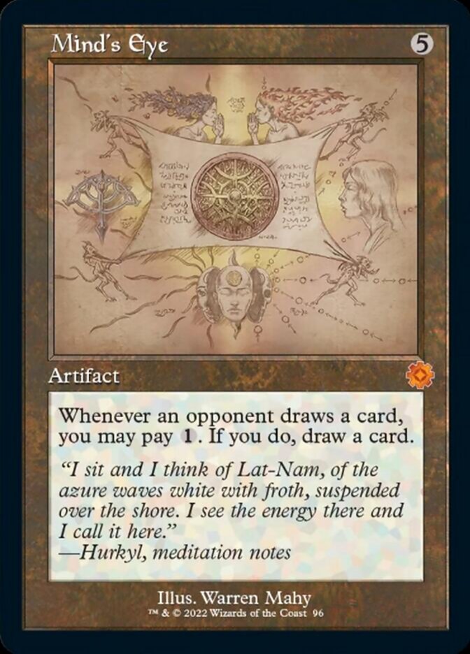 Mind's Eye (Retro Schematic) [The Brothers' War Retro Artifacts] | Card Citadel