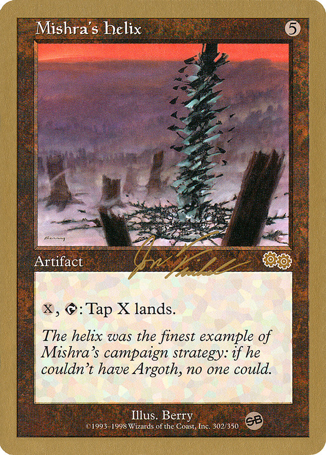 Mishra's Helix (Jon Finkel) (SB) [World Championship Decks 2000] | Card Citadel