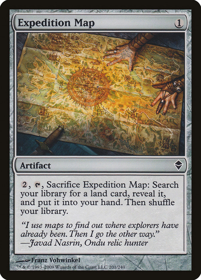 Expedition Map [Zendikar] | Card Citadel