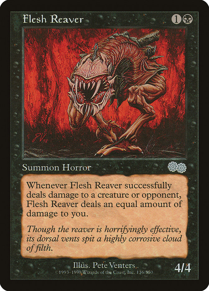 Flesh Reaver [Urza's Saga] | Card Citadel