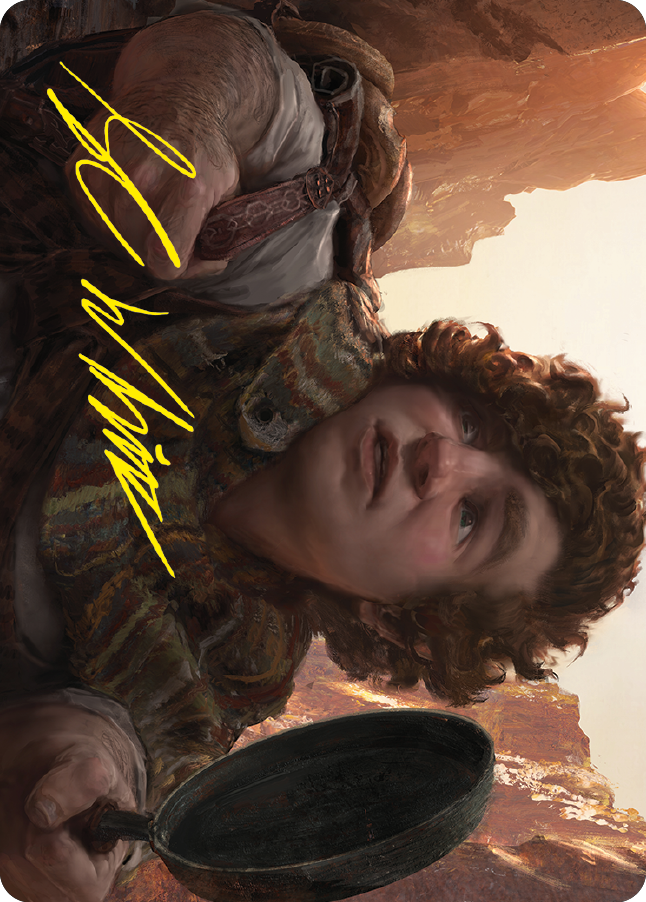 Sam, Loyal Attendant Art Card (Gold-Stamped Signature) [The Lord of the Rings: Tales of Middle-earth Art Series] | Card Citadel