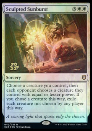 Sculpted Sunburst [Commander Legends: Battle for Baldur's Gate Prerelease Promos] | Card Citadel