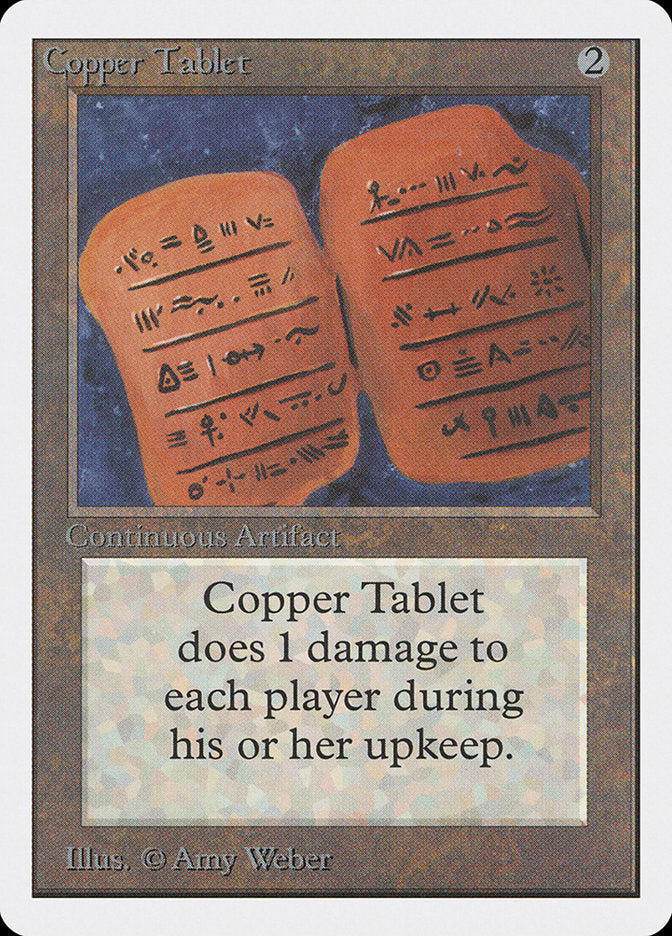Copper Tablet [Unlimited Edition] | Card Citadel