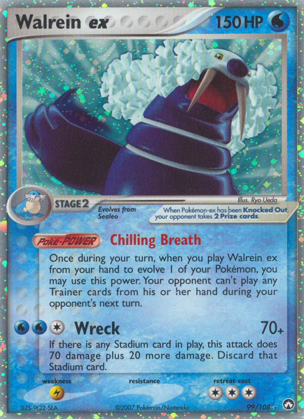 Walrein ex (99/108) [EX: Power Keepers] | Card Citadel