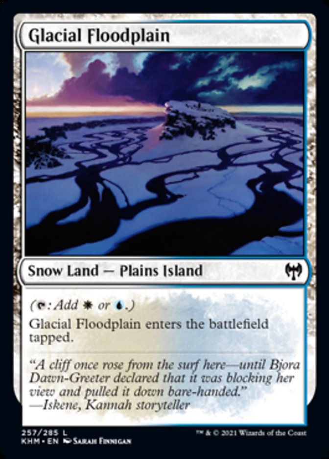 Glacial Floodplain [Kaldheim] | Card Citadel